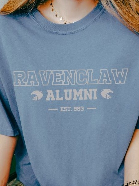 Ravenclaw Wit Alumni Vintage Collegiate Style Shirt product image (6)