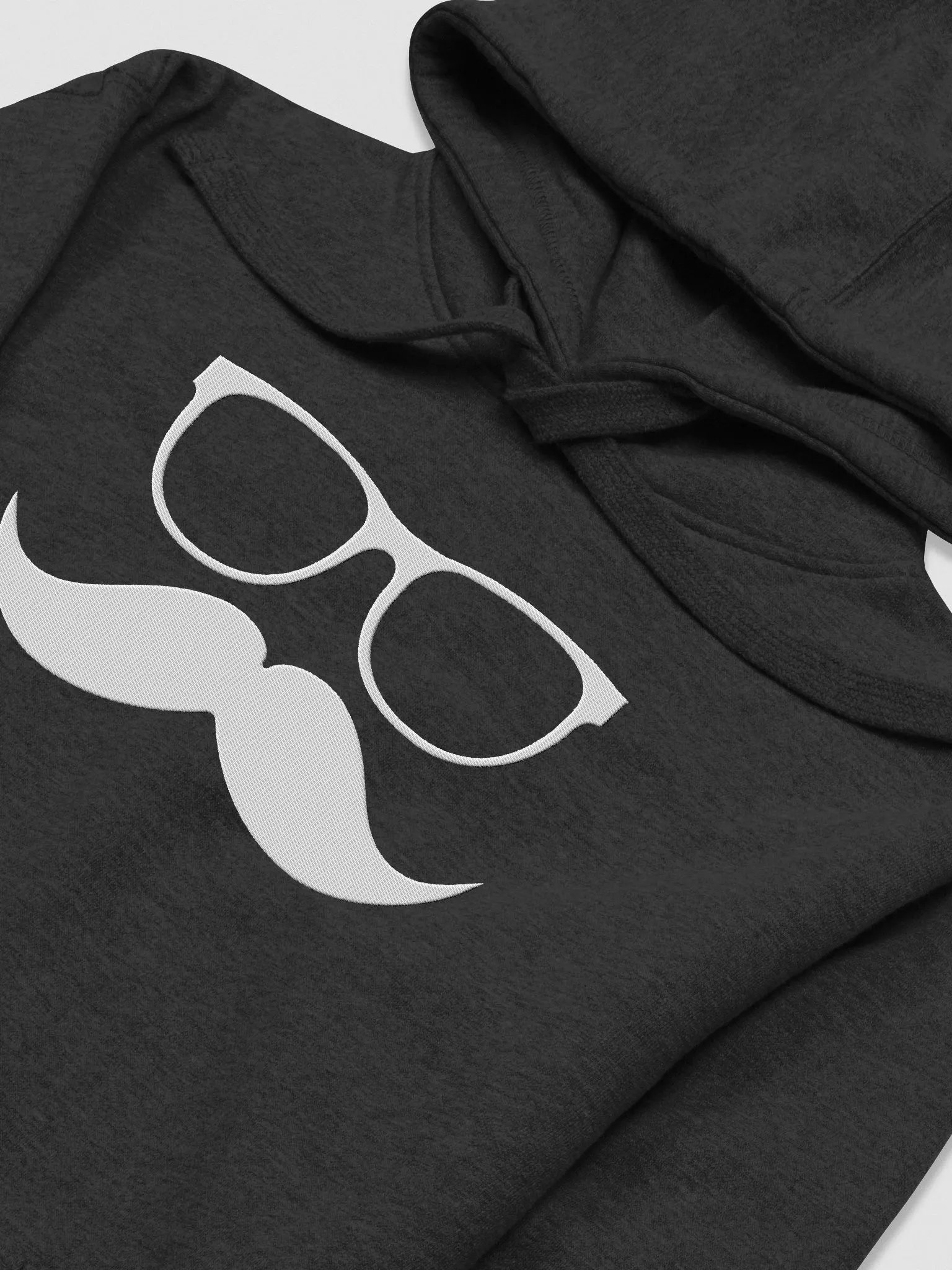 White Moofstache Hoodie product image (3)