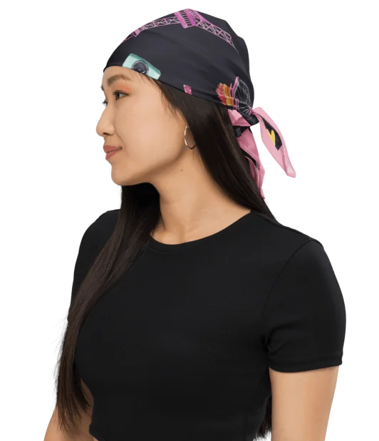 Whimsical Parisian Dream All-Over Bandana product image (7)