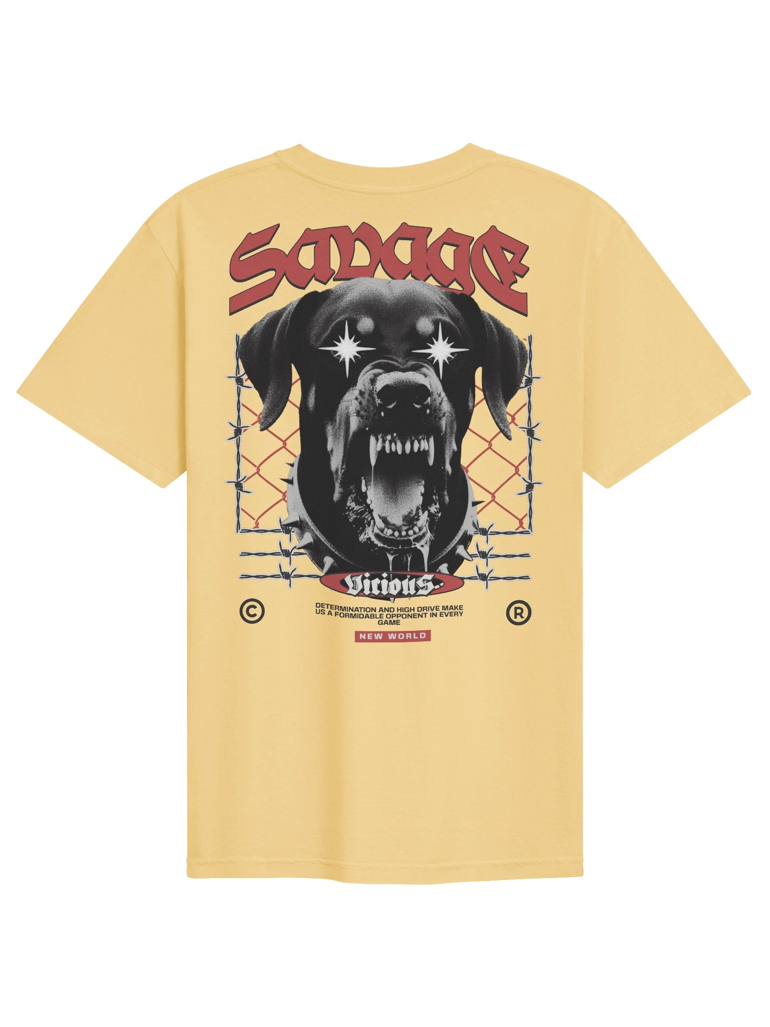 Savage T-Shirt | VOID Club x Comfort Colors Heavyweight Garment-Dyed Tee product image (1)
