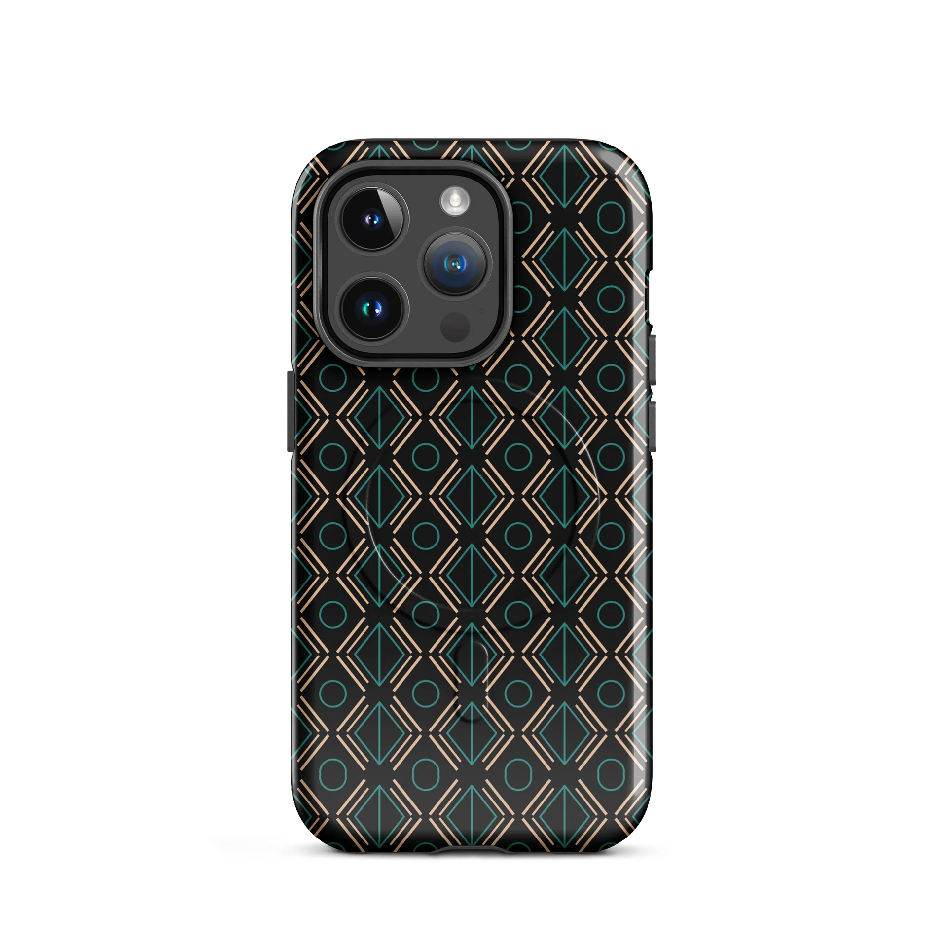 Aura iPhone 17 Tough MagSafe Case - Shockproof Dual-Layer Geometric Protective Cover product image (2)