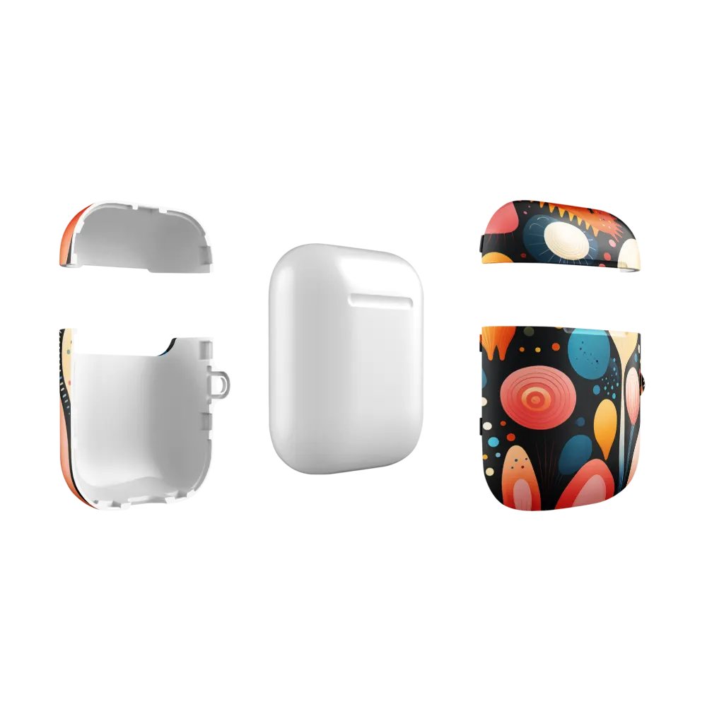 Cosmic Bloom All-Over Print AirPods® Case AirPods® Pro Gen 1 and 2 Gen 1 and 2, Gen 3 Cases. product image (2)