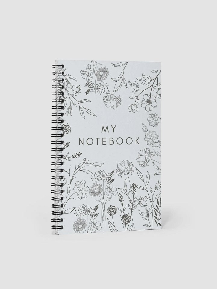 Floral Frame Spiral Notebook product image (1)