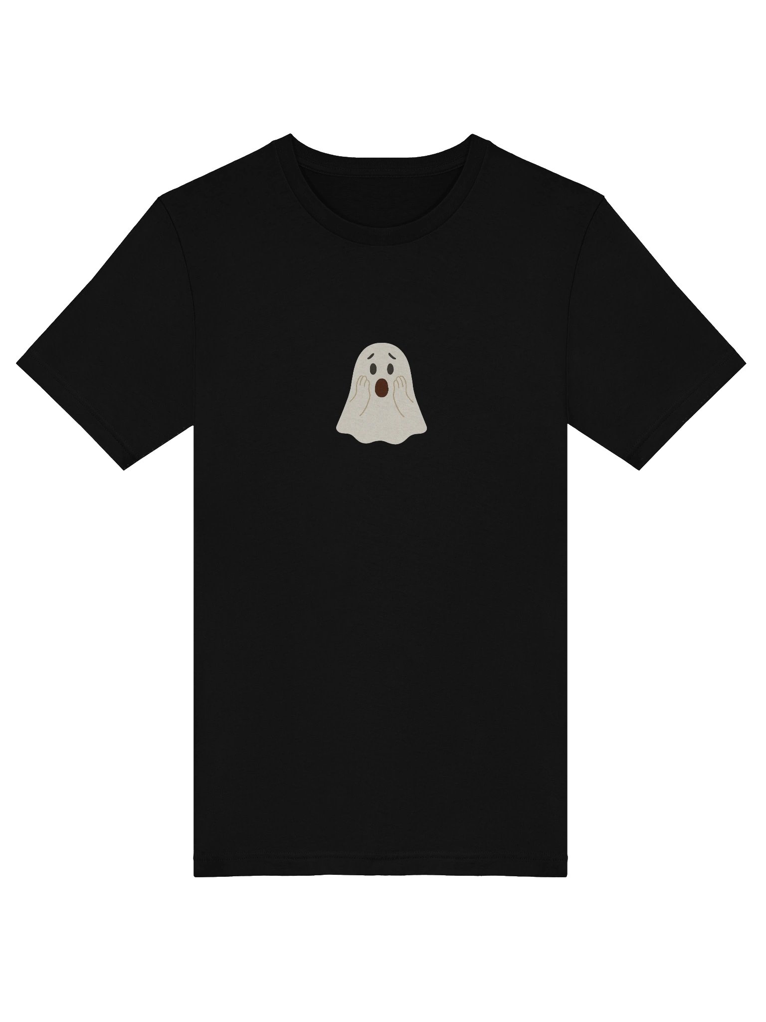 Surprised Ghost Cartoon Super-Soft T-Shirt product image (22)