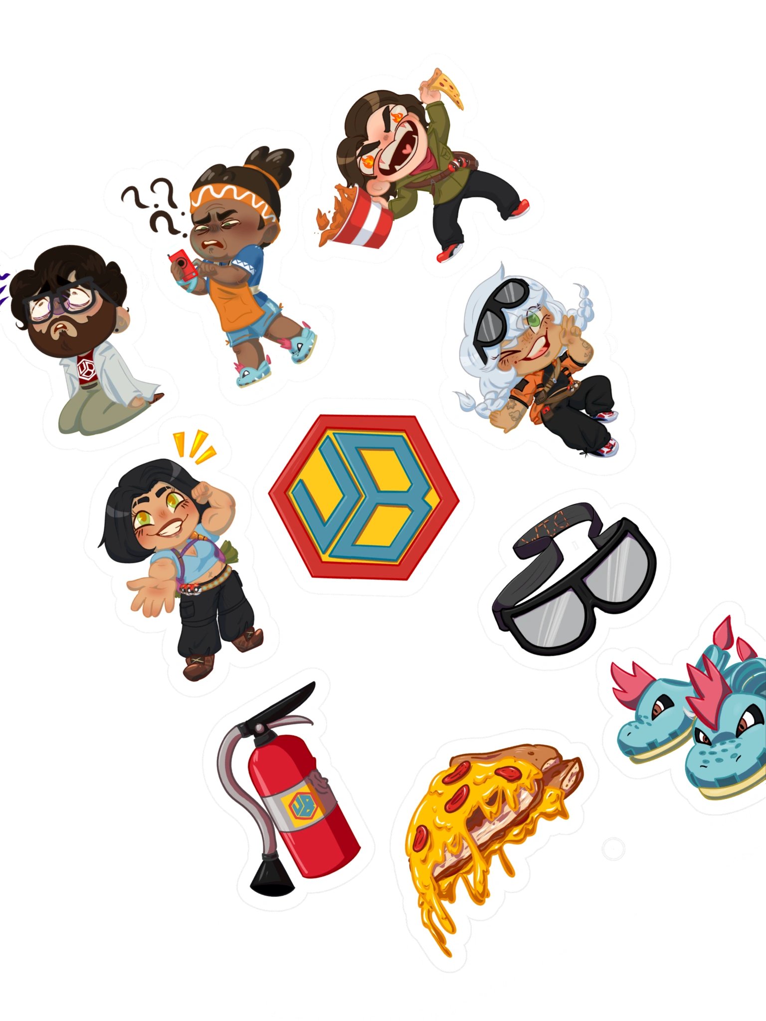 U.B. Chibi Part 01 Sticker Sheet product image (1)
