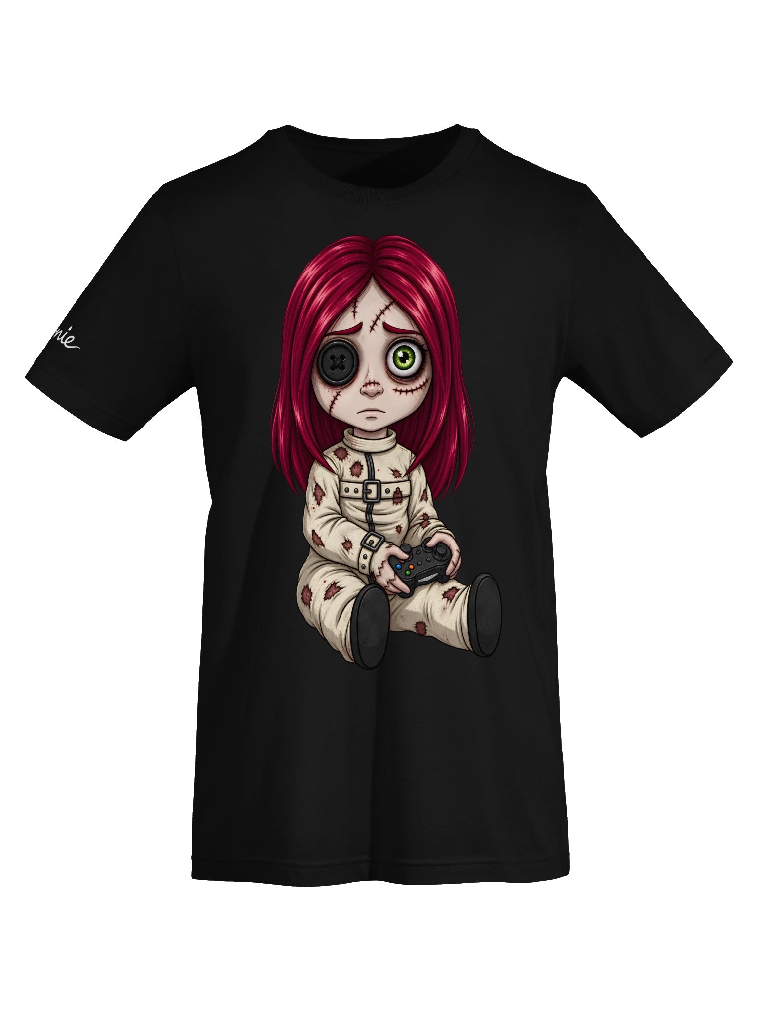 Creepy Gamer Doll – Unisex Supersoft T-Shirt product image (50)