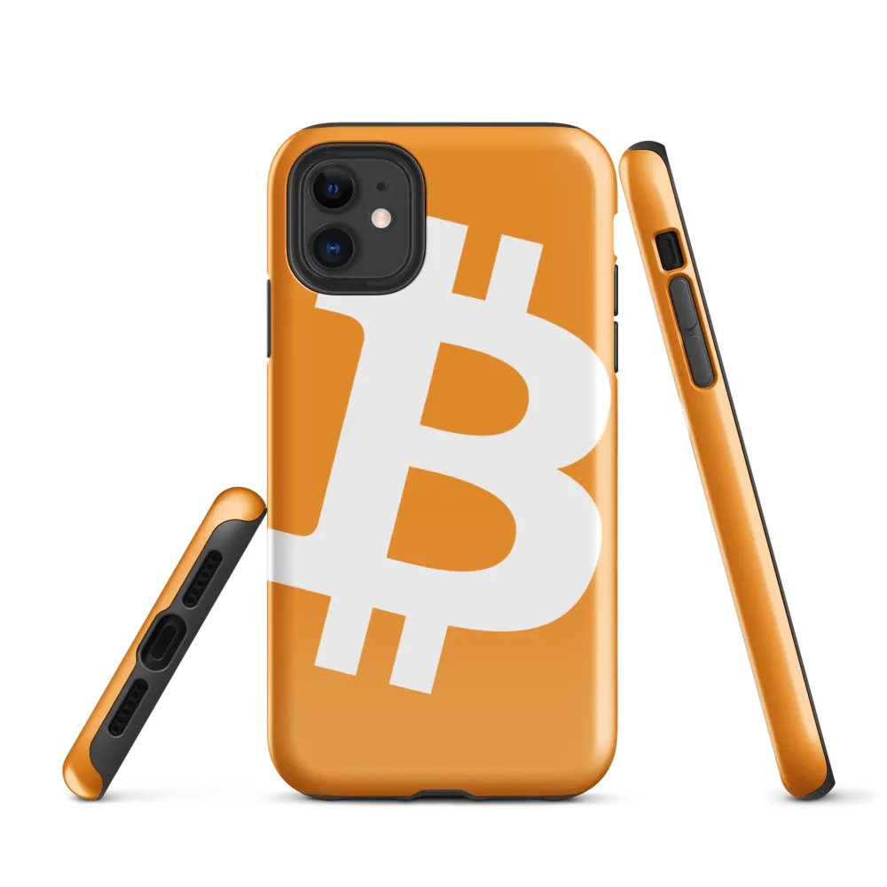 Bitcoin '₿' iPhone Case product image (1)