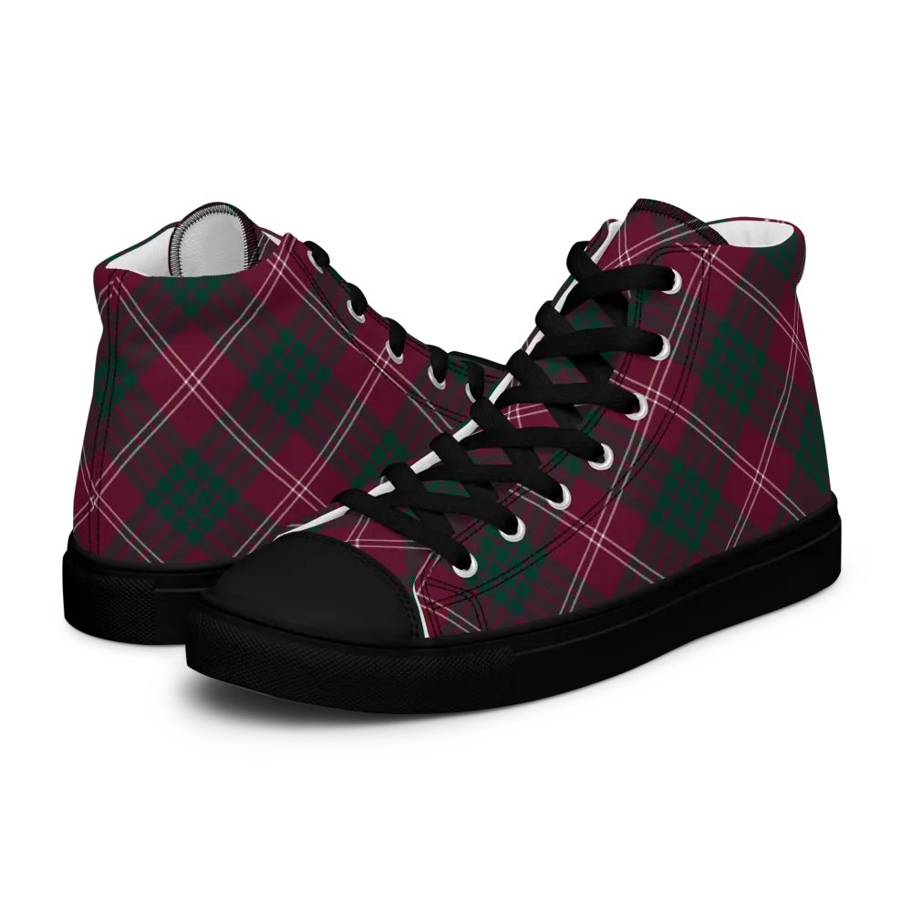 Crawford Tartan Men's High Top Shoes product image (8)