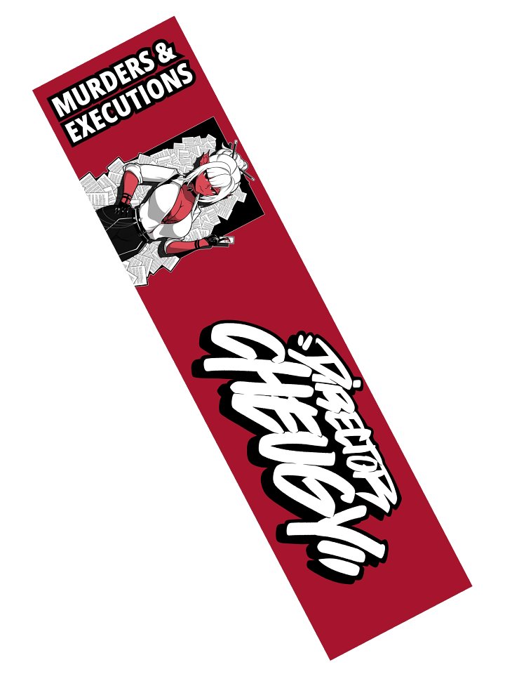 Murders & Executions Bumper Sticker (Red) product image (2)
