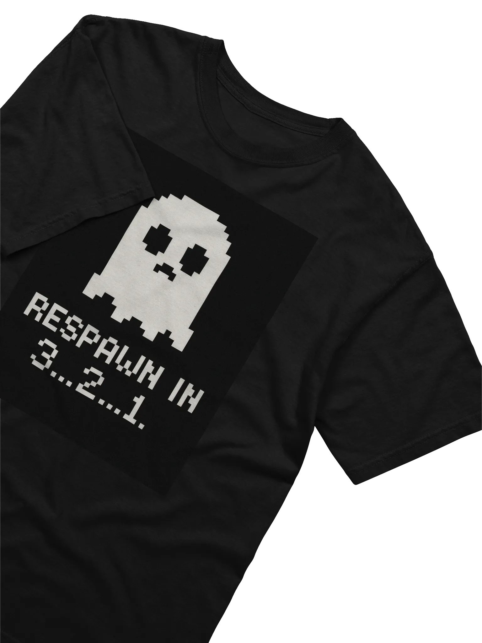 Pixelated Ghost Respawn T-Shirt product image (9)