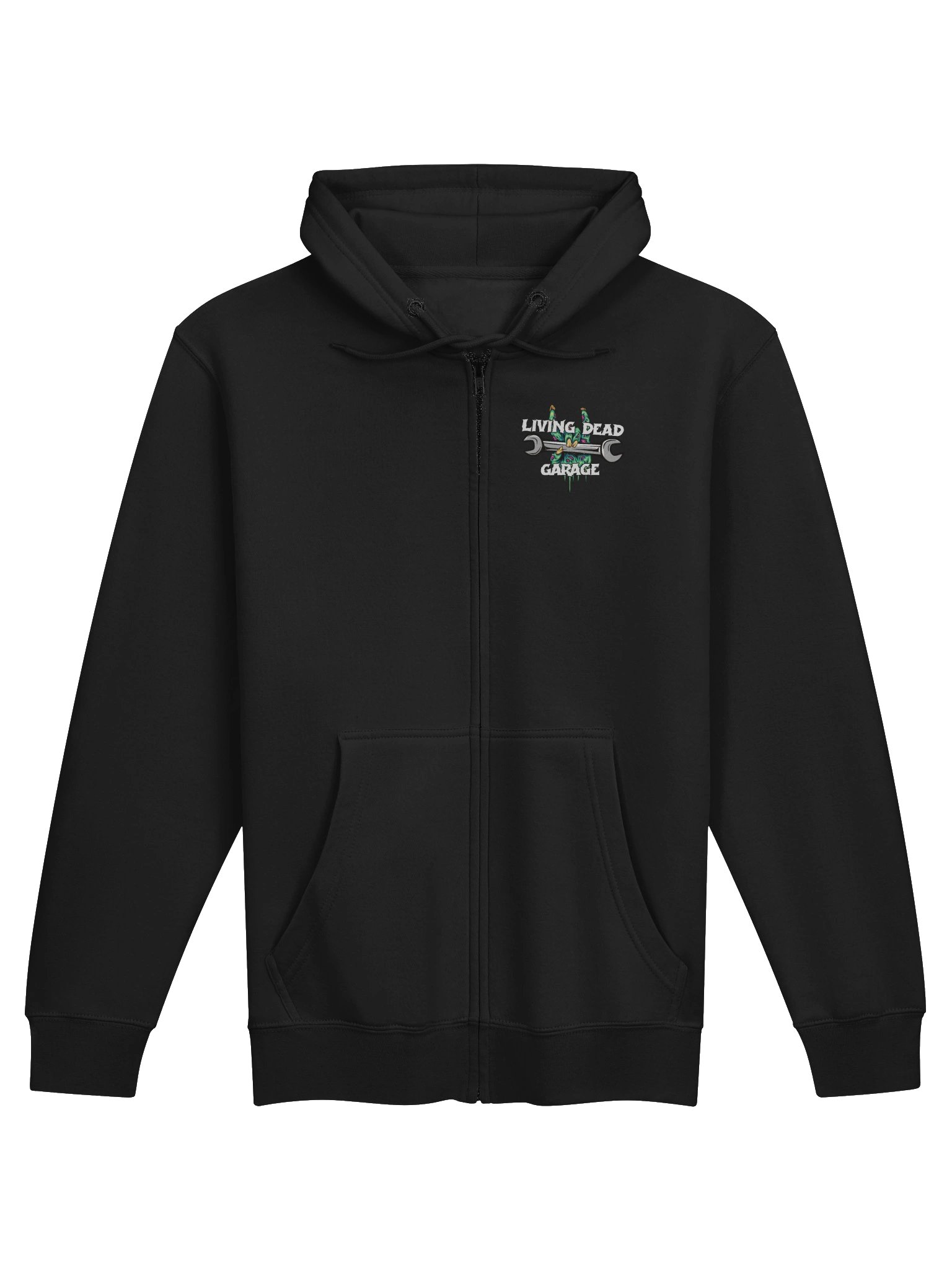 Living Dead Garage Zip up Hoodie product image (1)