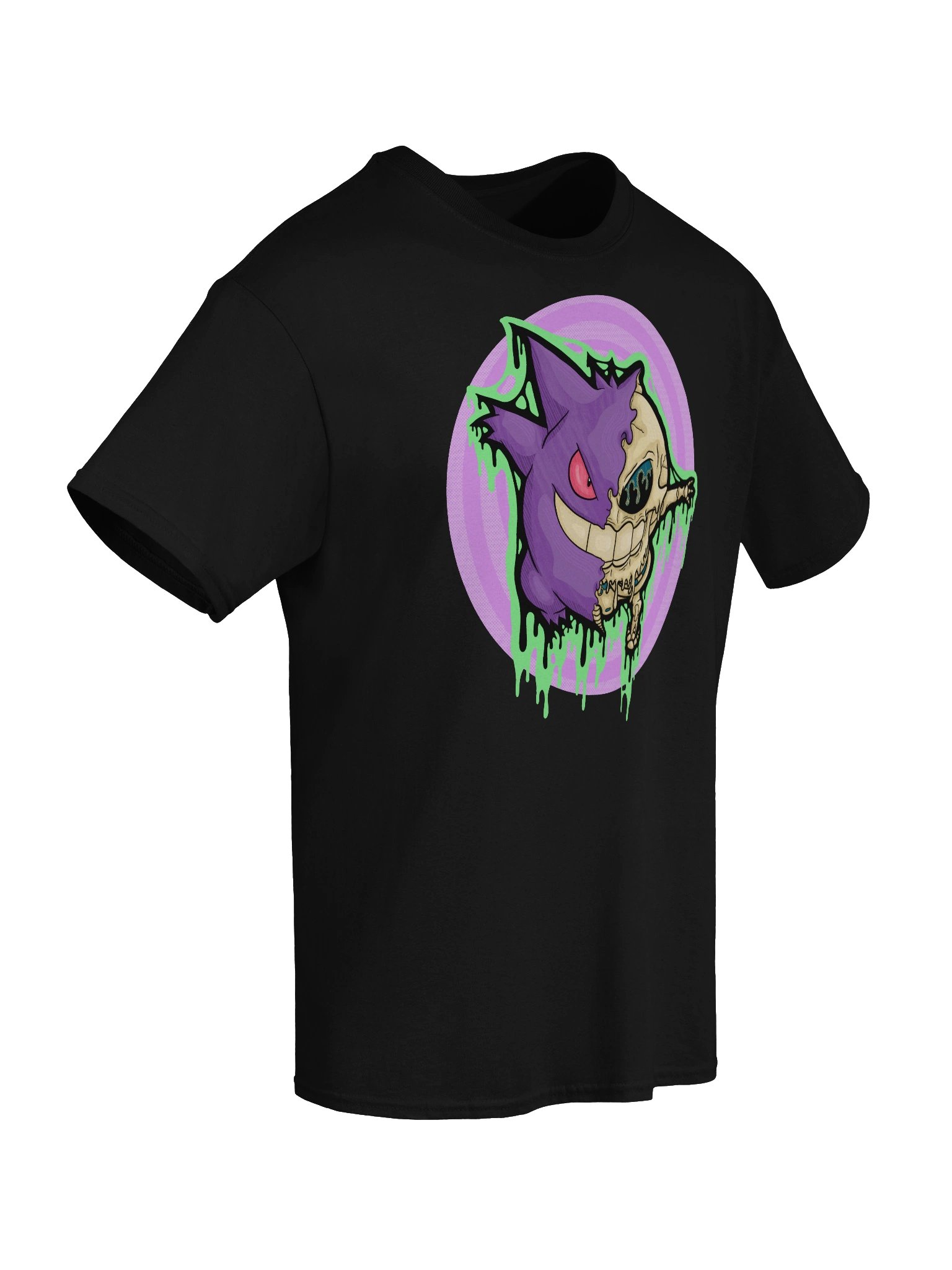 Drippy Purple Shadow Monster Ghost Tee product image (6)