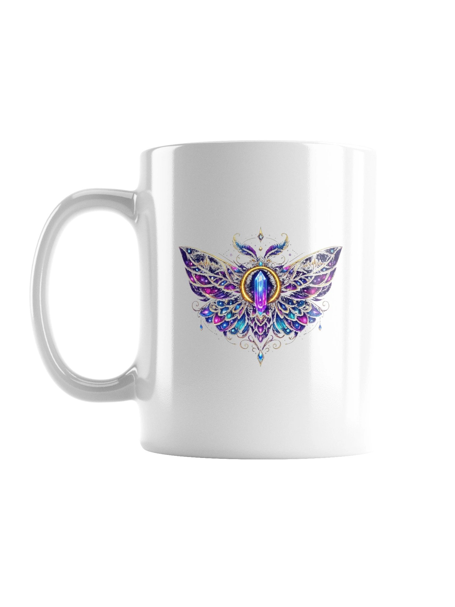 Celestial Crystal Moth — Mug product image (1)