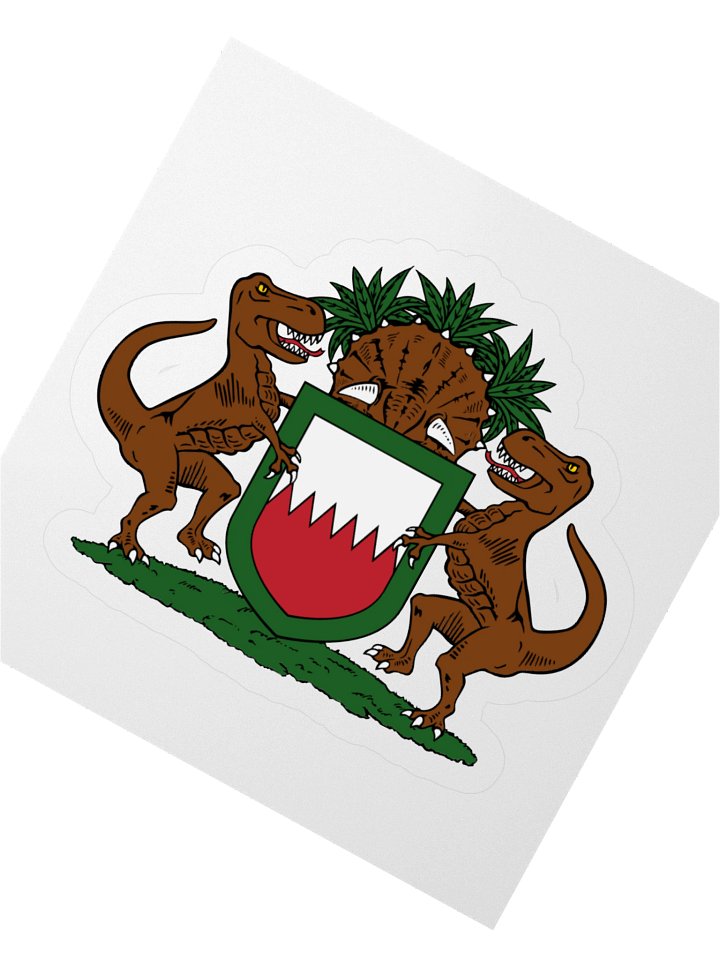 Jurassic Crest Kiss Cut Sticker product image (6)