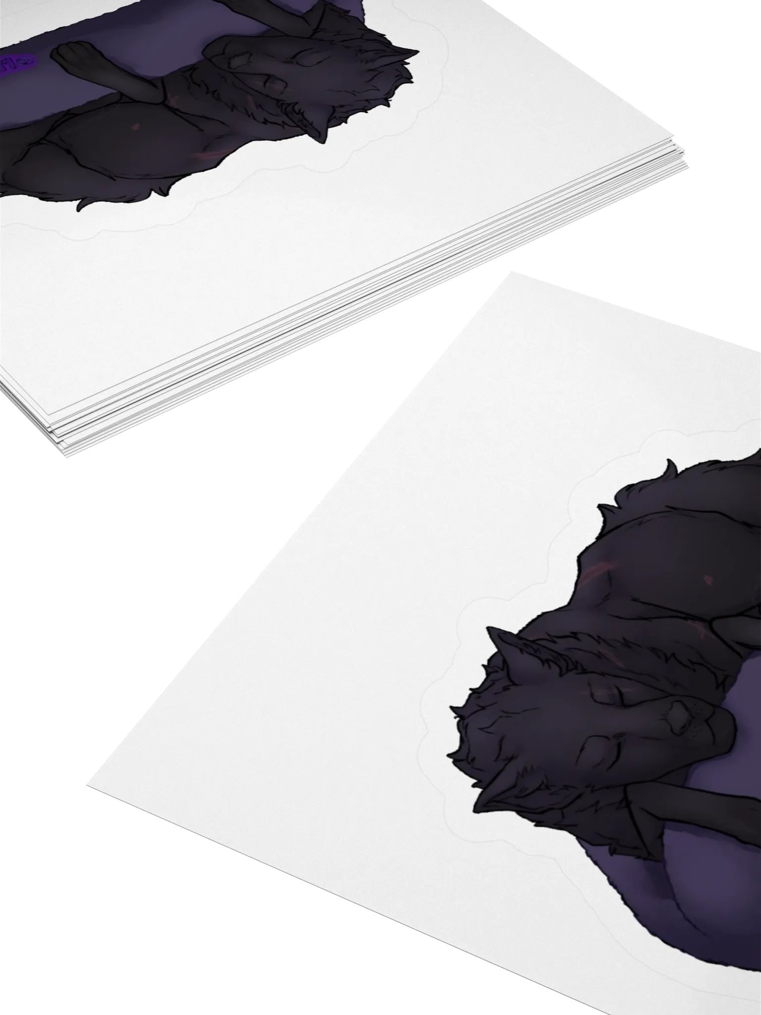 "The Slumbering Wolf" Collective Sticker product image (4)