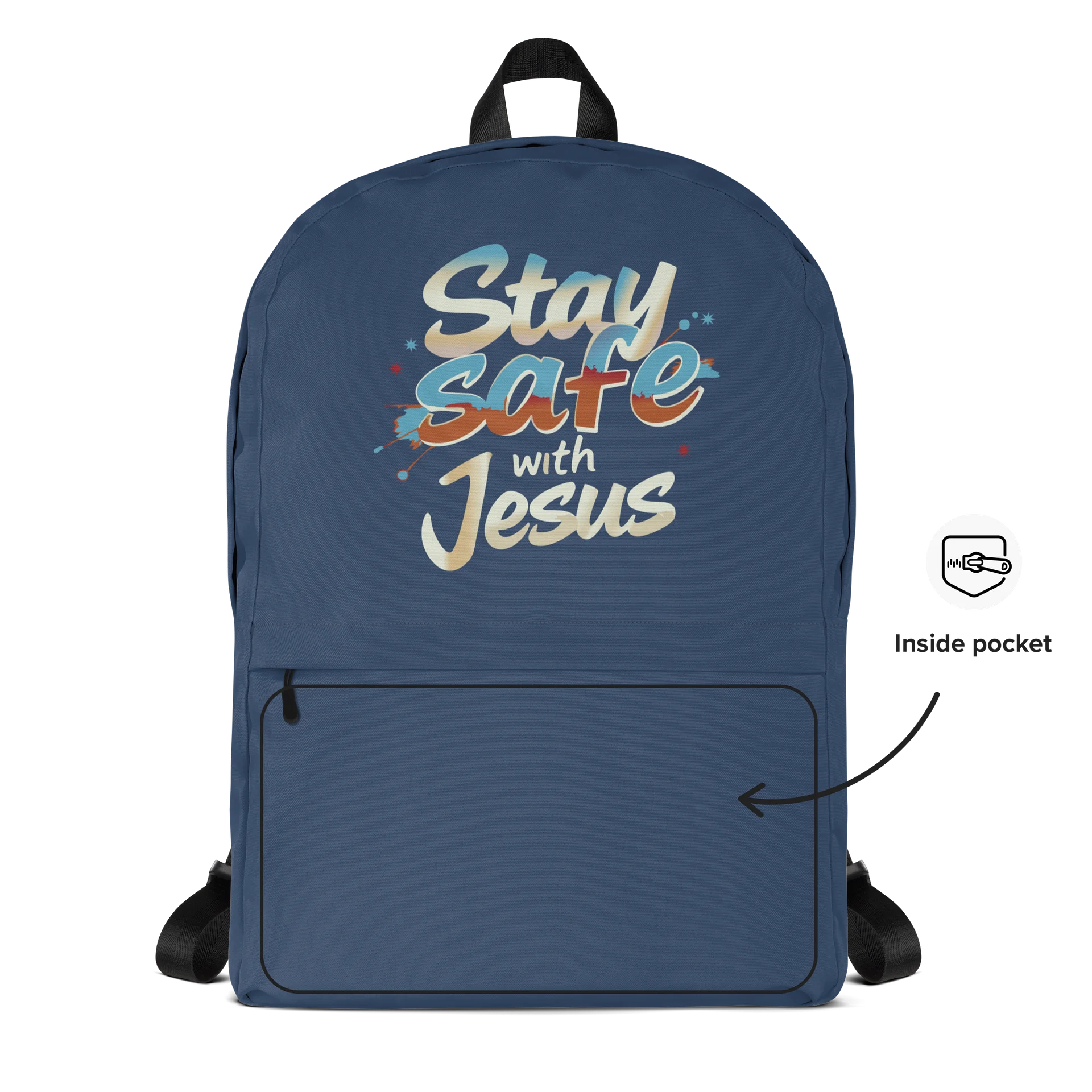 Stay Safe with Jesus Backpack product image (5)