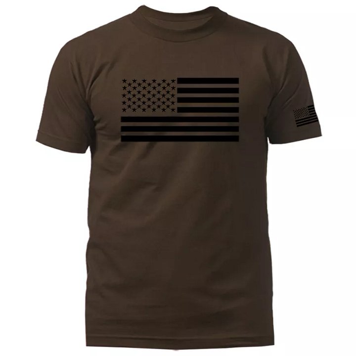 New ProductMarines Military Patriotic US Flag Veteran Graphic T-shirt product image (1)