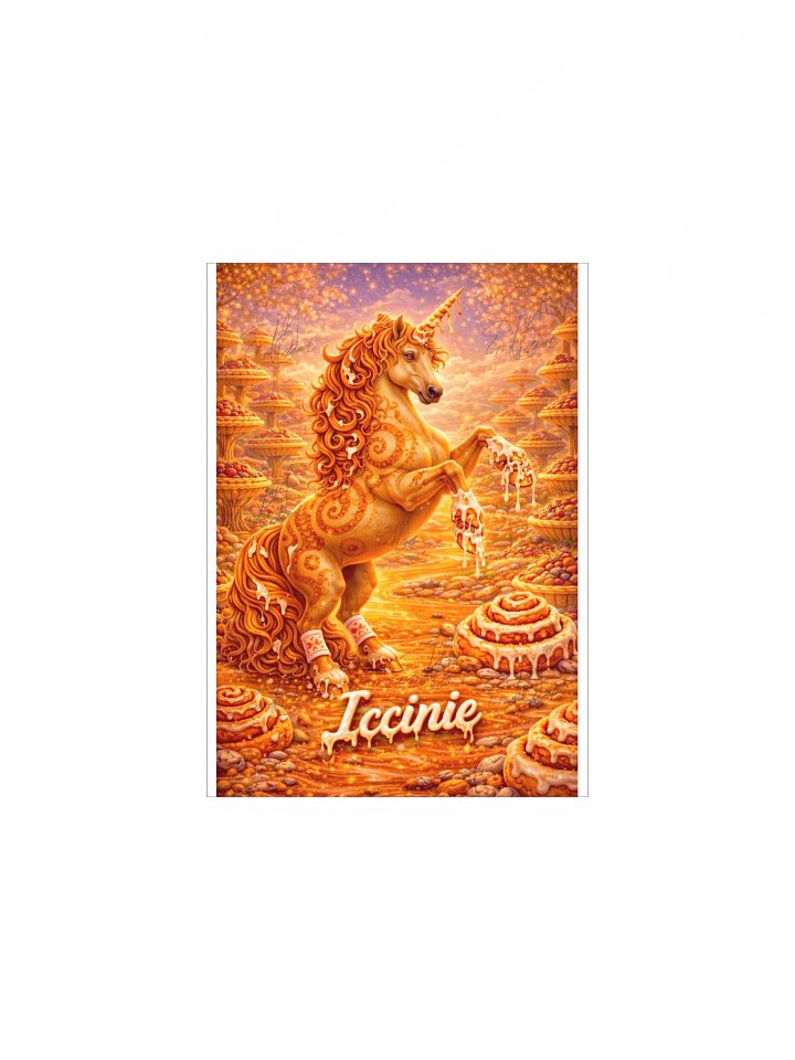 Iccinie — Foodie Unicorn Poster product image (1)