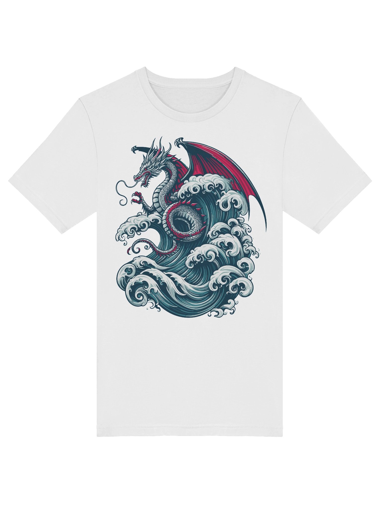 Dragon Sailing Big Waves T-Shirt: For the Adventurous Spirit product image (5)