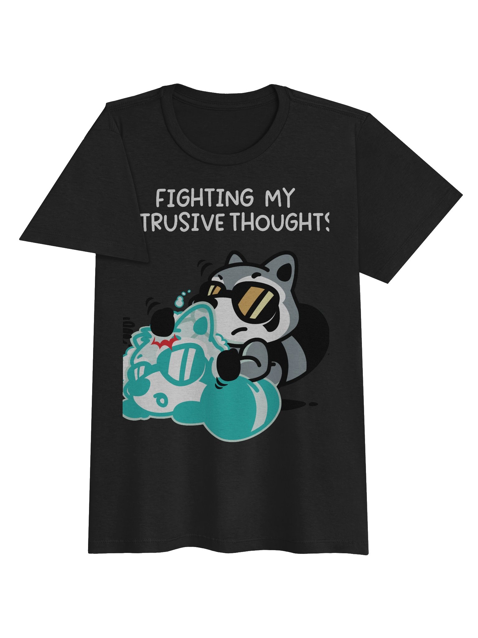 Fighting My Intrusive Thoughts Women's T-Shirt product image (17)