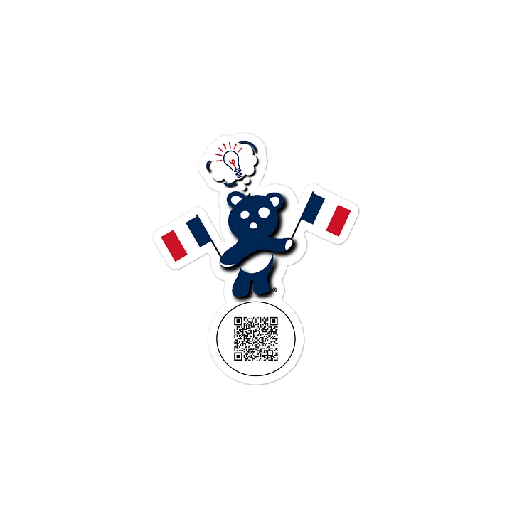 France — Country Bear Sticker | BehrBrained Media product image (2)