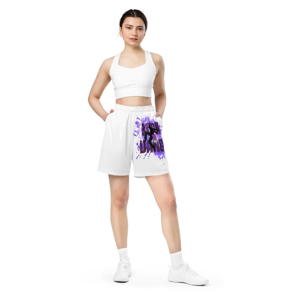 Expressive Born to Dance His Silhouette Mesh Shorts product image (4)