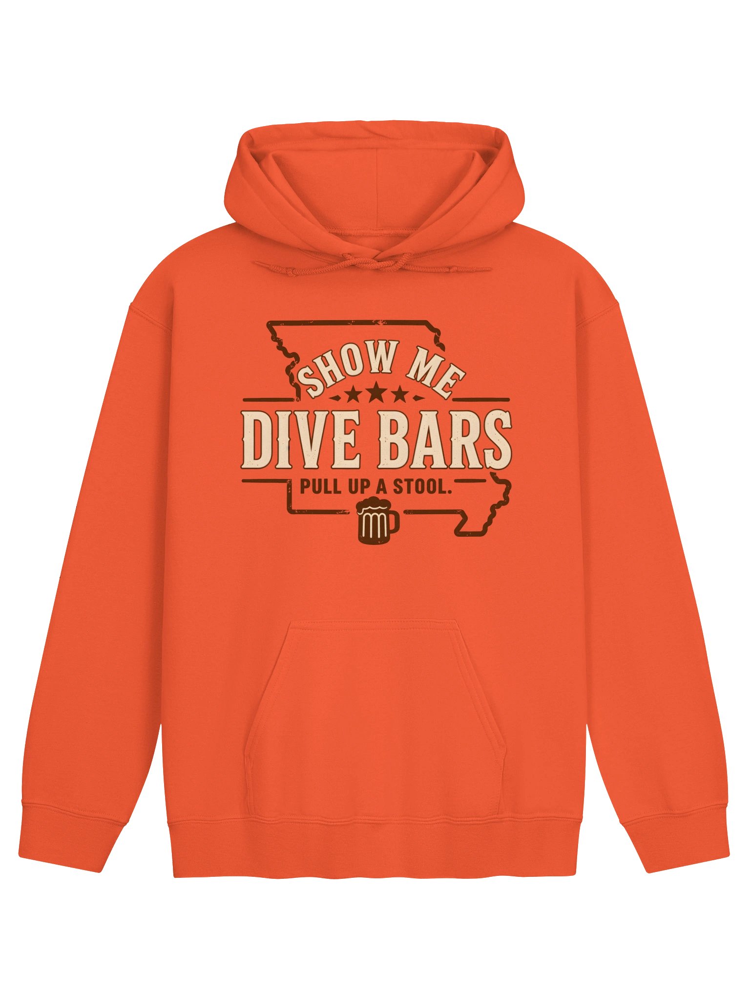 State Logo Hoodie - Orange product image (1)