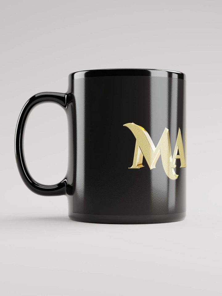 'Man Up' Black Glossy Mug product image (2)