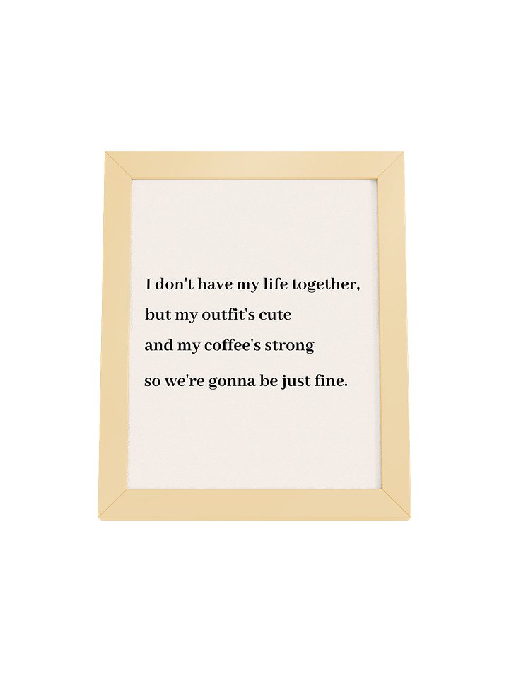 We're Fine wall art product image (5)
