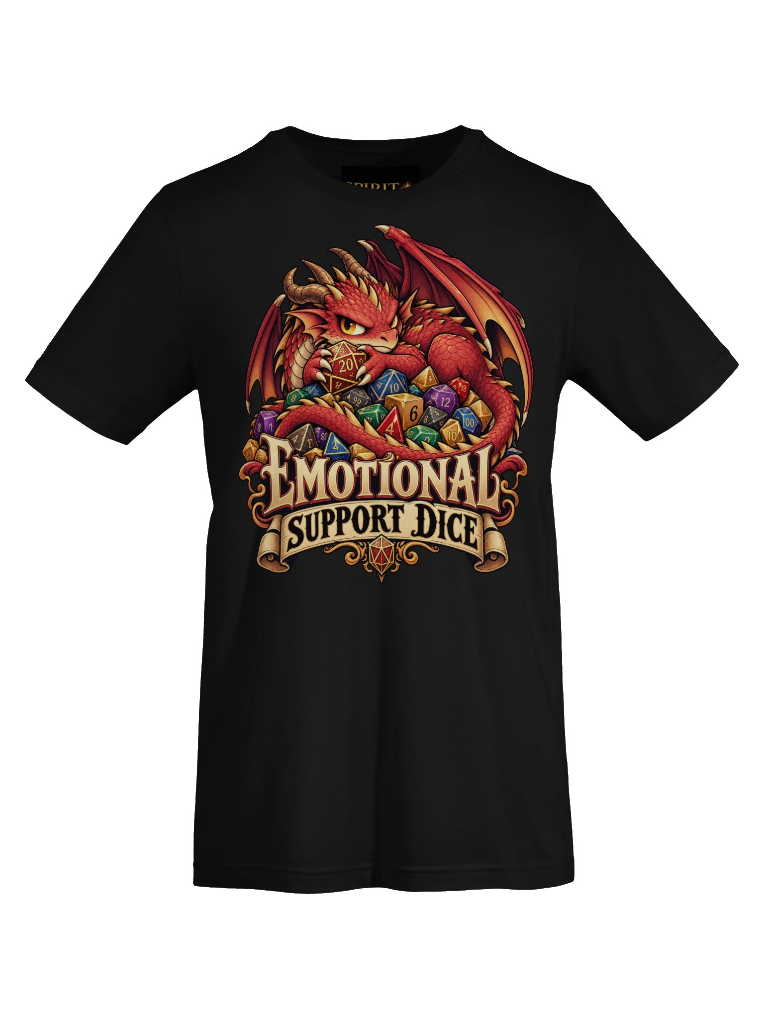 Emotional Support Dice Dragon Tee product image (49)