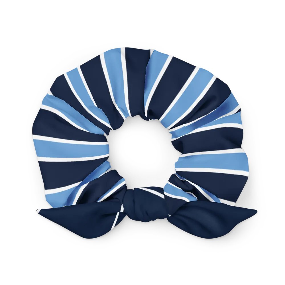 Ocean Blue Allure Scrunchie product image (1)