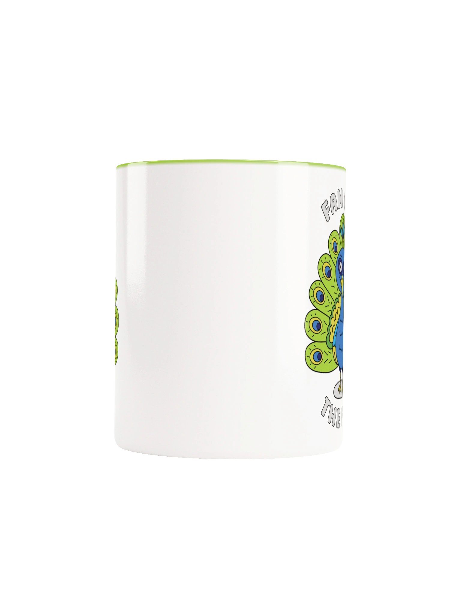 Fan Out The Fun Cute Silly Funny Peacock Mug product image (5)