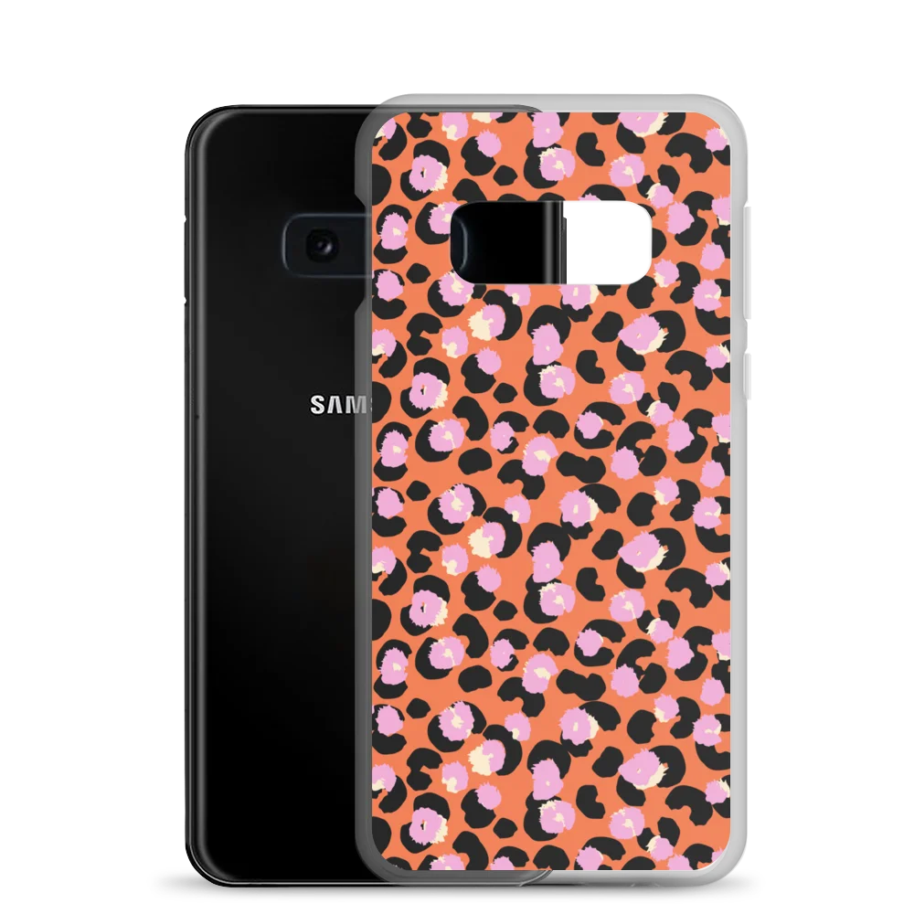 Stylish Bold Leopard Print Clear Case for Samsung Phones product image (24)