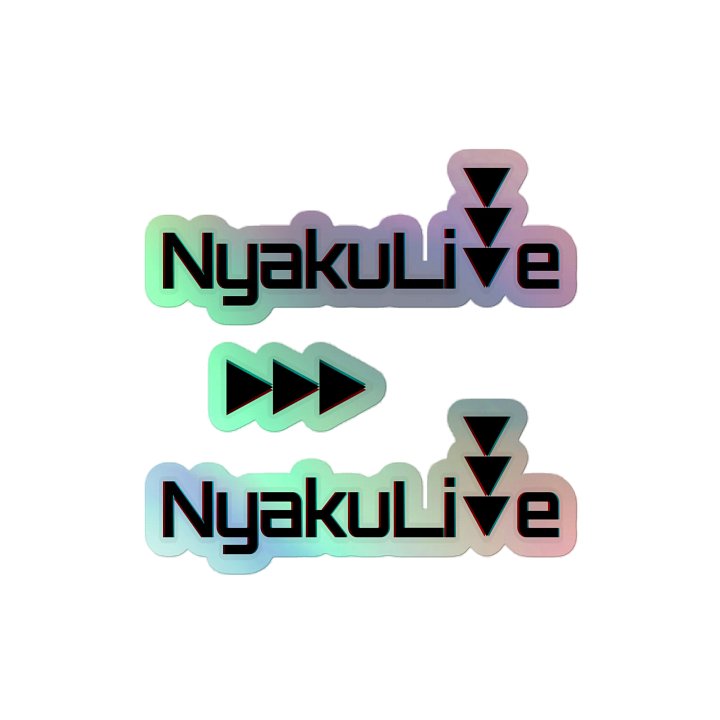 NyakuLive Name Logo Stickers product image (2)