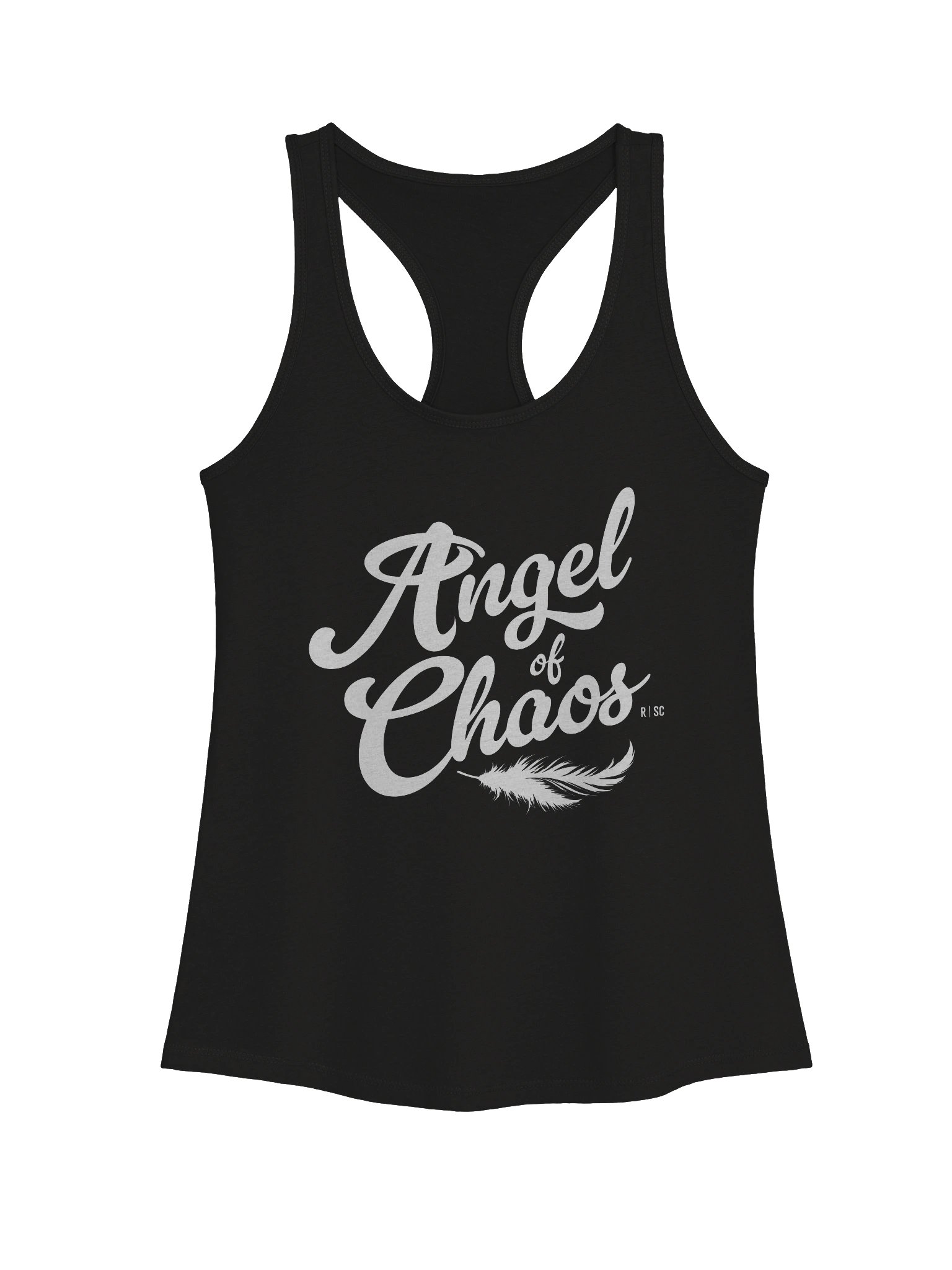 Angel of Chaos Racerback Tank product image (1)