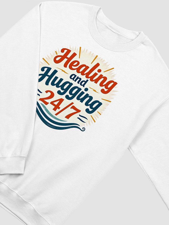 Healing and Hugging 24/7 Crewneck Sweatshirt product image (21)