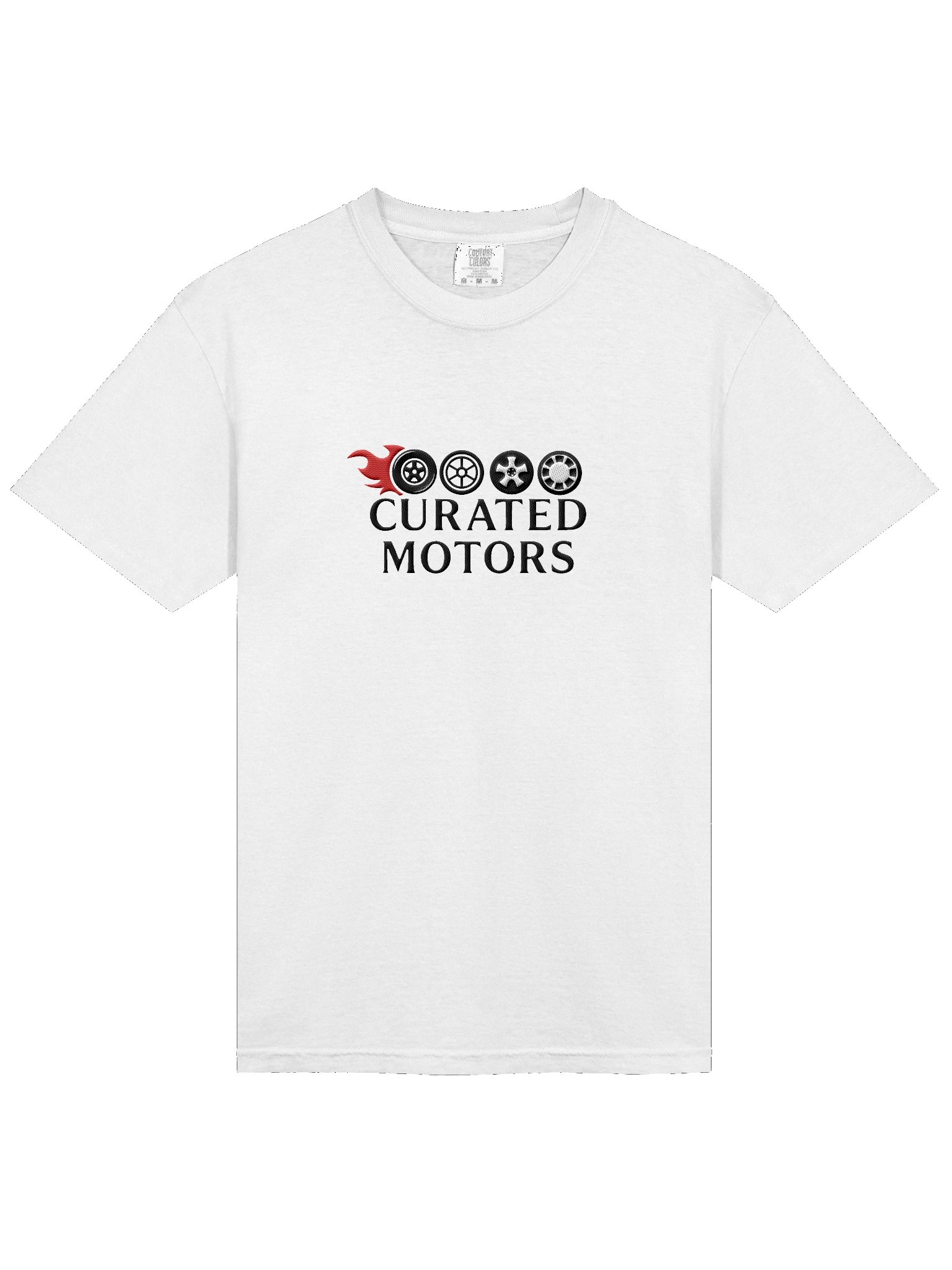 CM EMBROIDERED B&G wheels shirt product image (3)