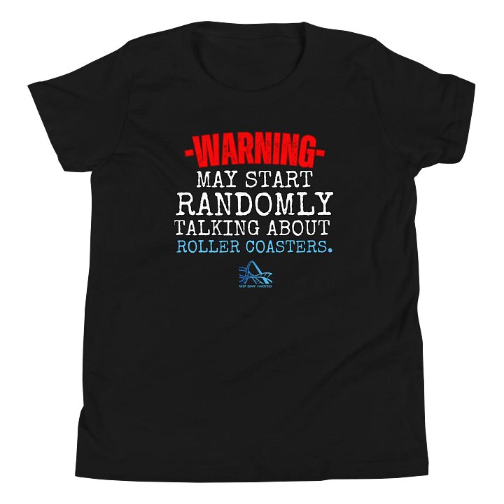 WARNING: Coaster - Youth Tee product image (7)