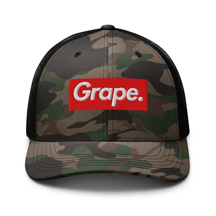 Grape. Camo Trucker Hat product image (1)