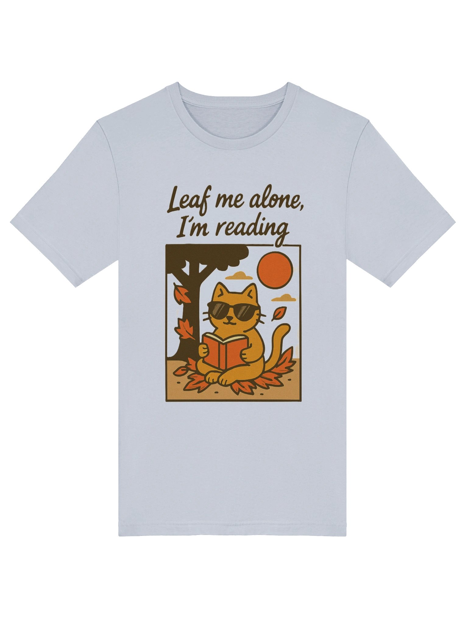 Leaf me alone, I'm reading T-Shirt product image (5)