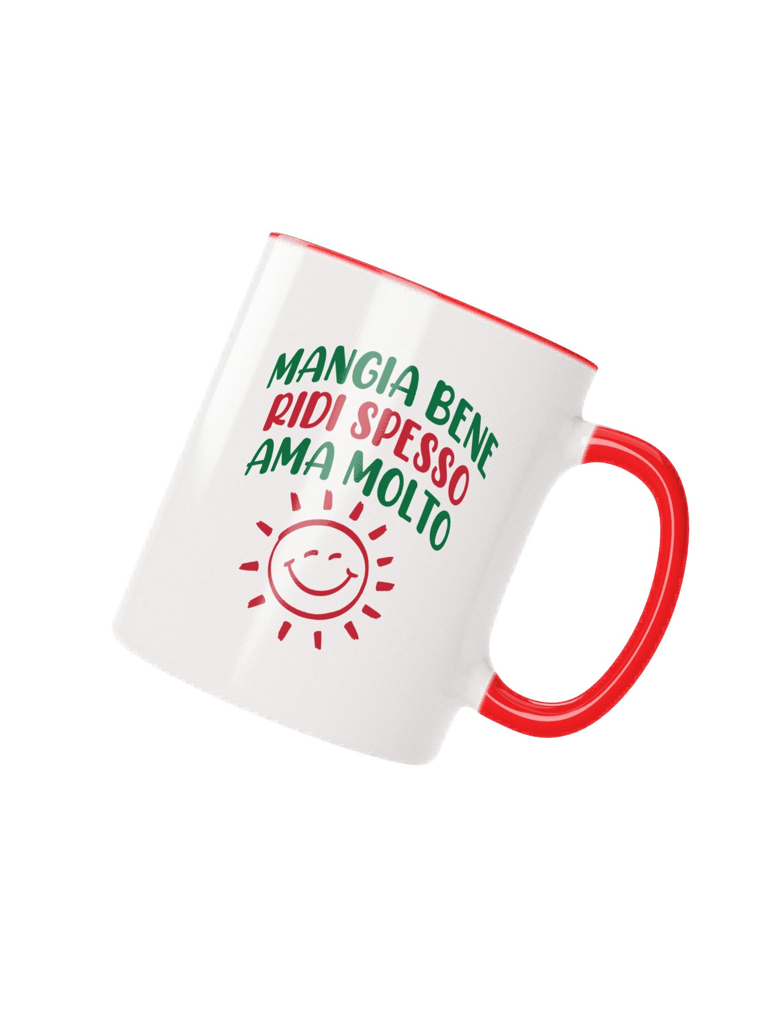 Mangia Bene Ridi Spesso Ama Molto Mug (100% Ceramic) product image (3)
