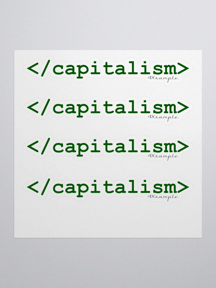 End capitalism - Adhesius product image (1)