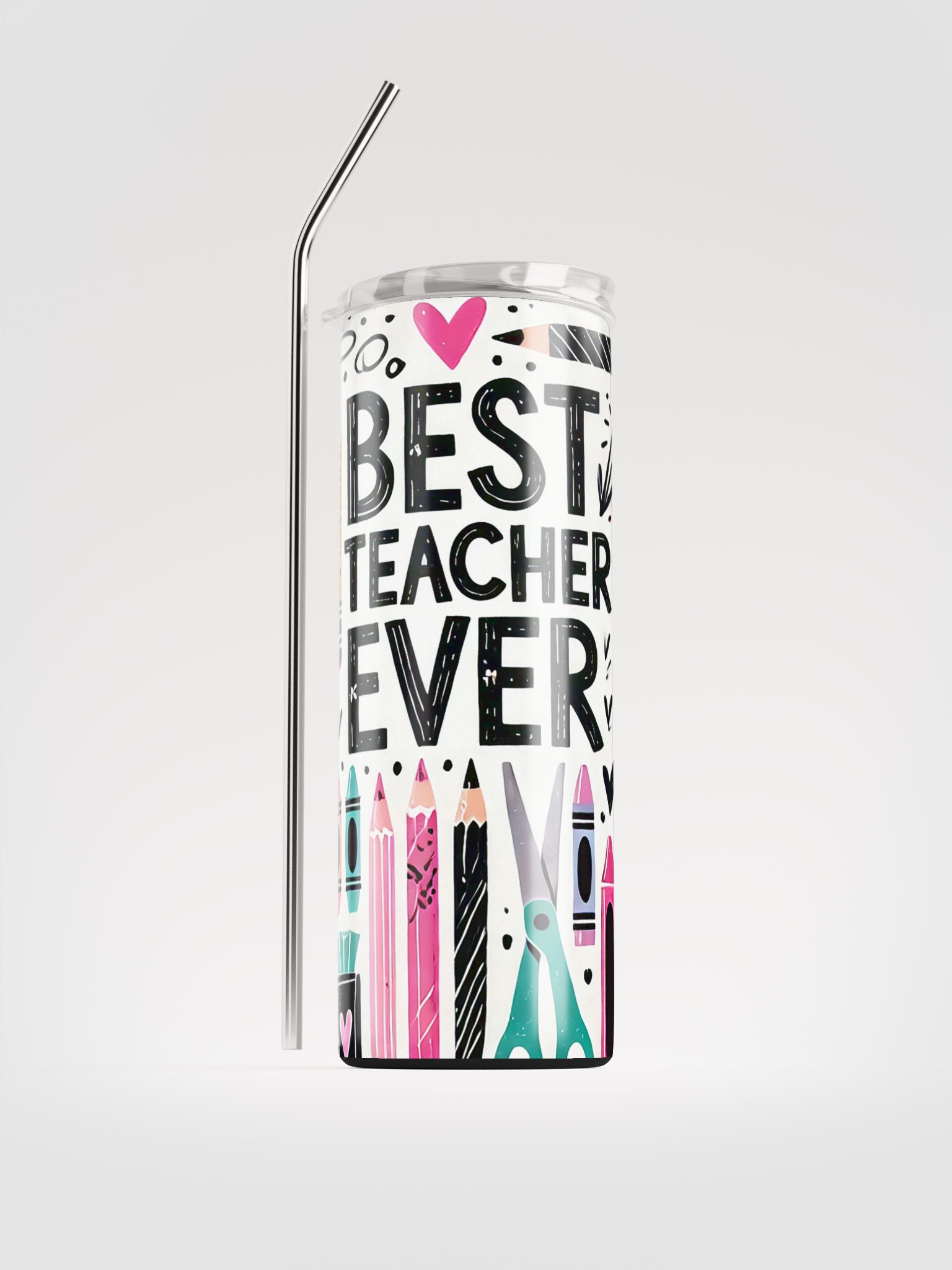 Best Teacher Ever Stainless Steel Tumbler product image (1)
