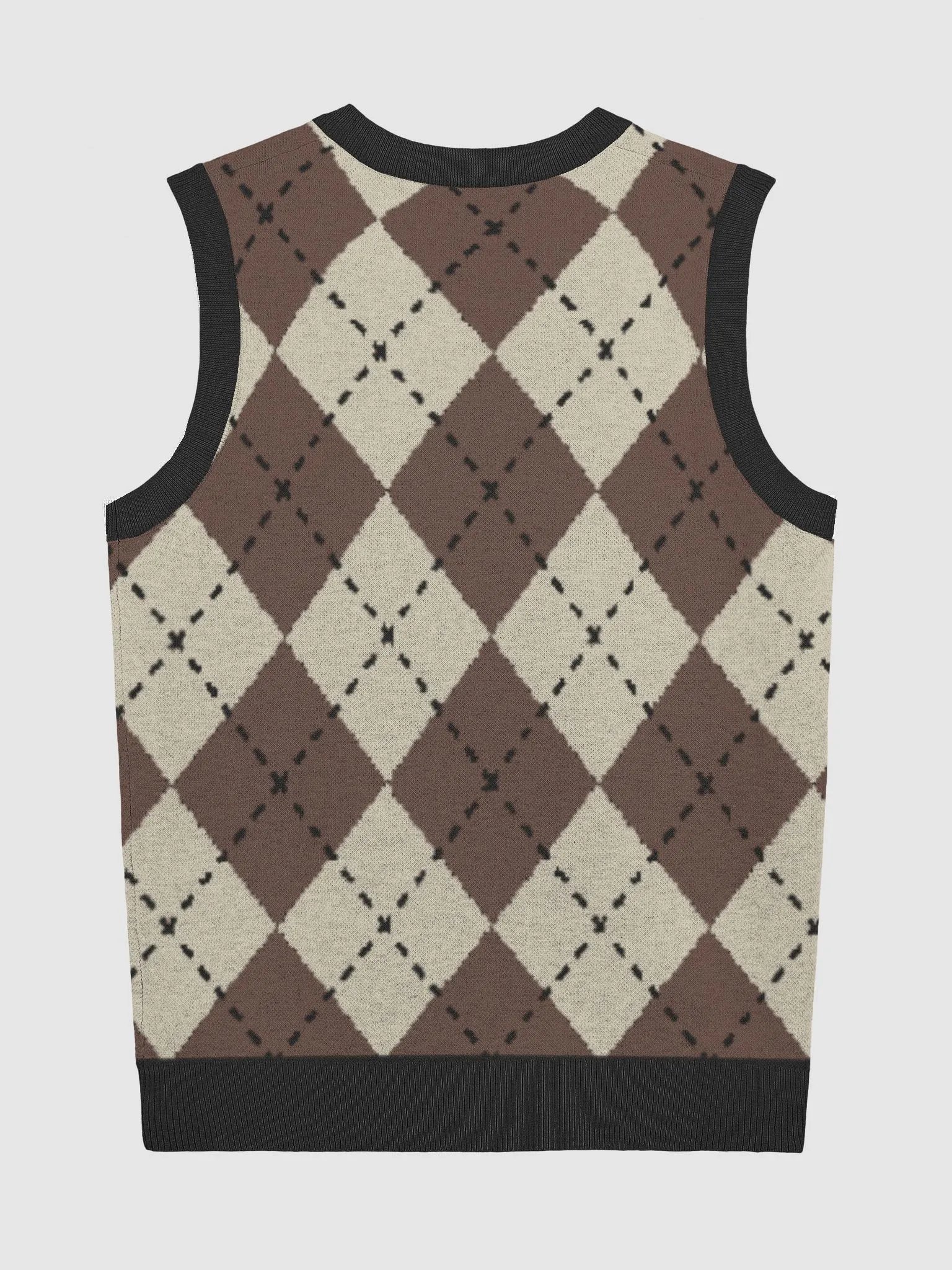 Pupper Pantone Argyle Knit Vest product image (10)
