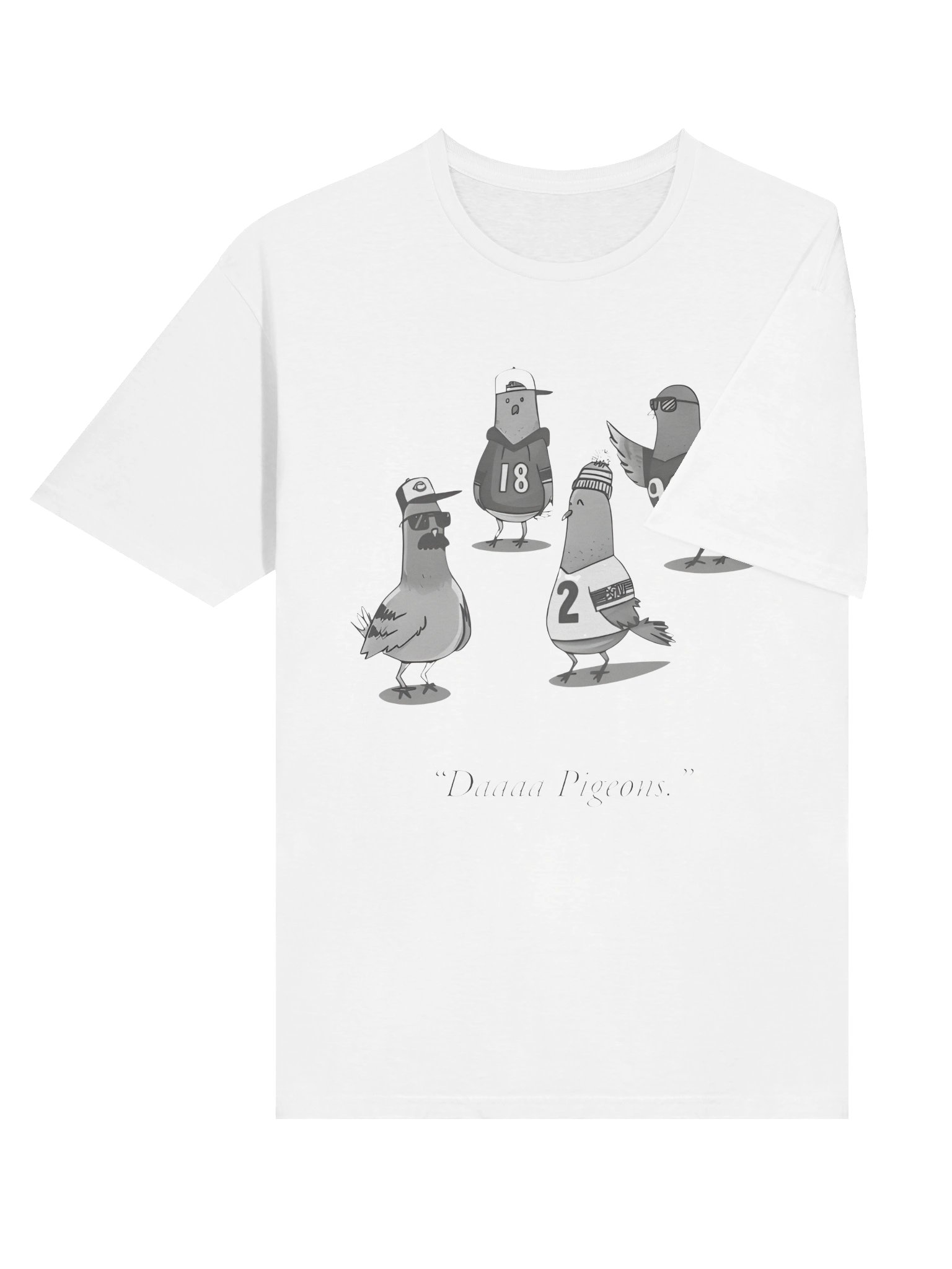 Chicago Bears Daaaa Pigeons NFL Shirt product image (4)