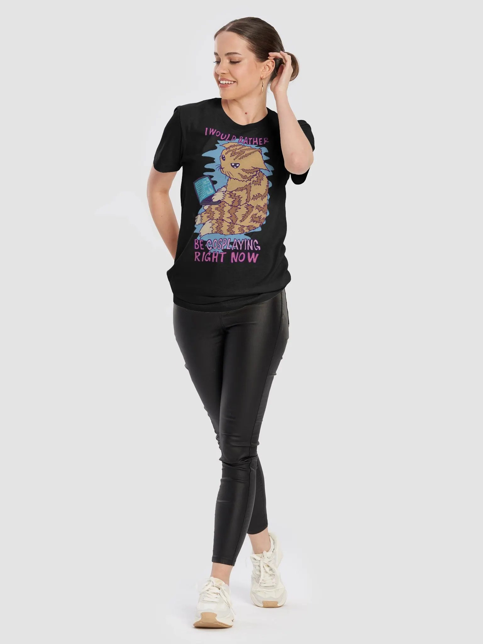 I would rather be cosplaying right now Tshirt product image (10)