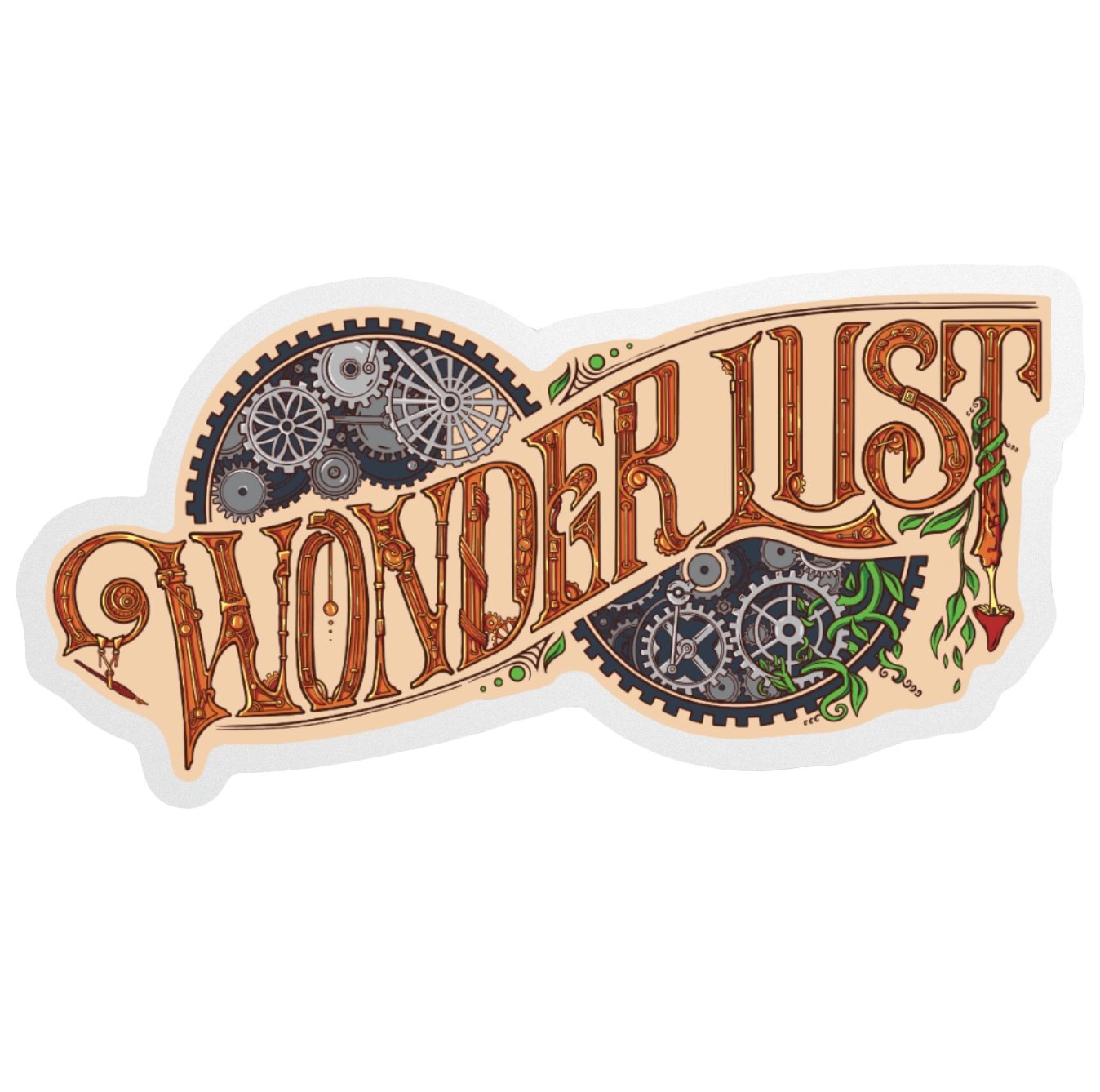 Wonderlust Sticker Logo product image (1)