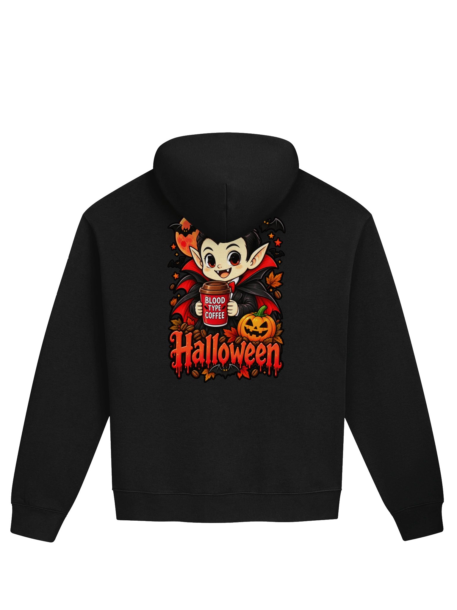 Halloween Vampire Coffee – Blood Type Coffee Hoodie product image (7)