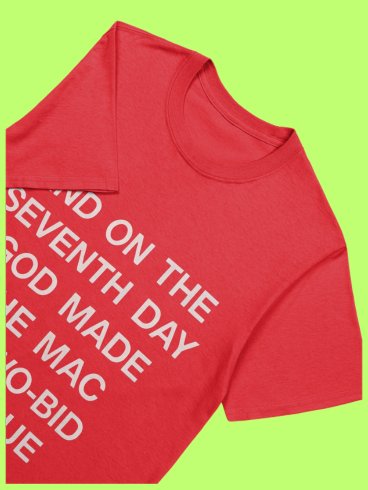 And On The Seventh Day God Made The MAC a Two-Bid League Shirt product image (114)