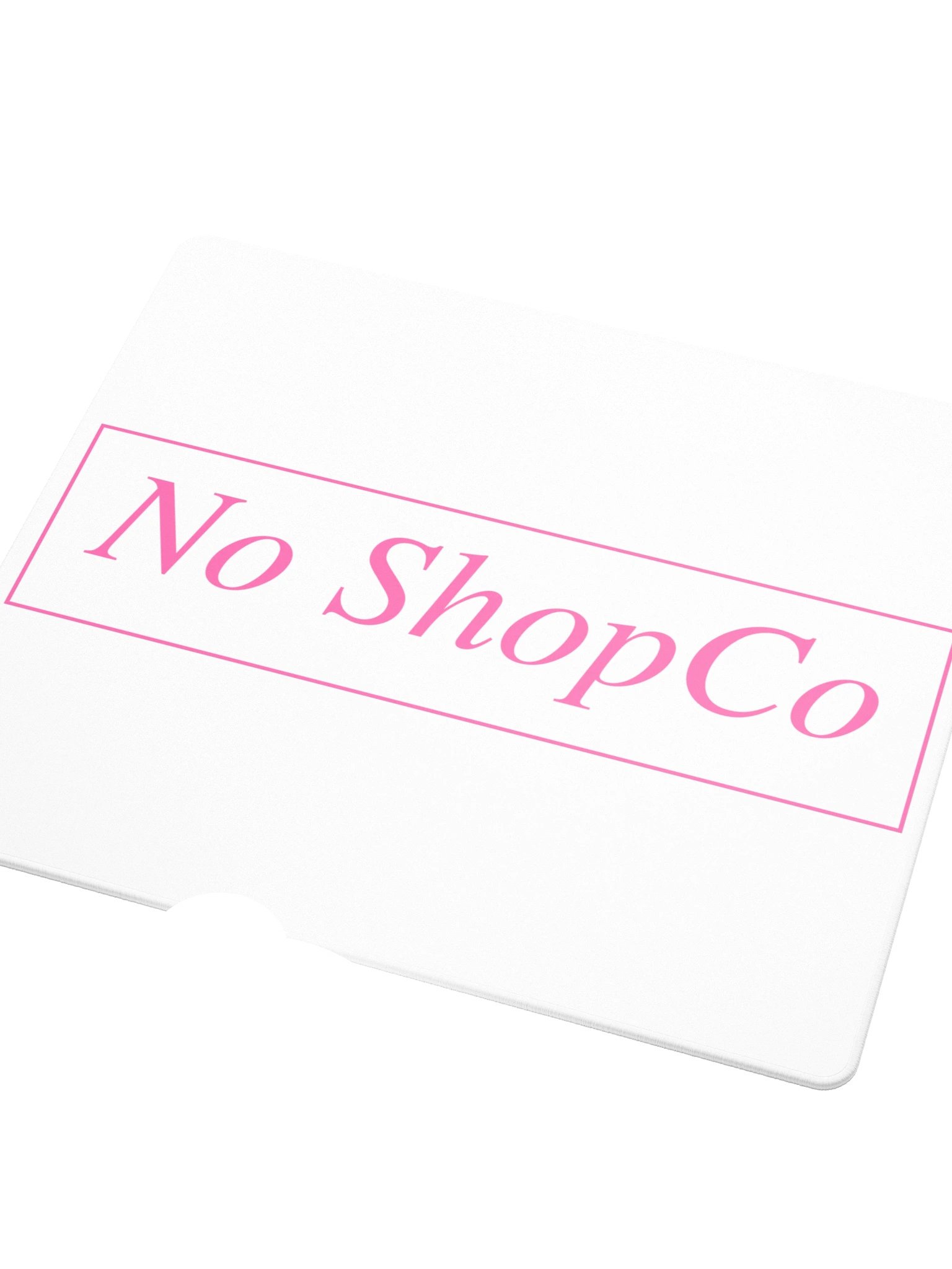 No ShopCo Gaming Mouse Pad - Pink on White product image (3)